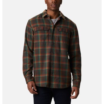 Columbia Overhemd Heren, Silver Ridge 2.0 Flannel Rood, 03ZKXNVEY